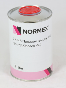 Прозрачный лак 442 HS 2:1, 1 л, 932810174, Normex