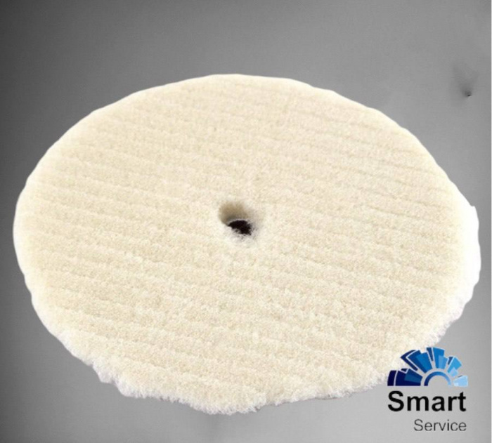 Полировальный круг из стриженого искуственного меха, 75 мм - Stripy Wool Pad