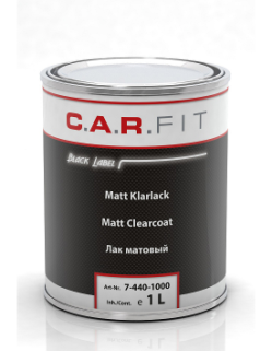 Матовый лак BLACK LABEL , 1л, C.A.R.FIT 7-440-1000