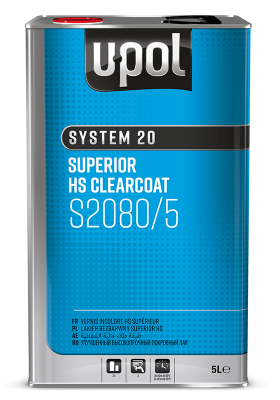 Прозрачный лак  S2080 Super Clear 2:1, 5л, U-pol S2080/5