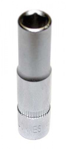 S04HD21055 Торцевая головка глубокая 1/4"DR, 5,5 мм, 048001, JONNESWAY