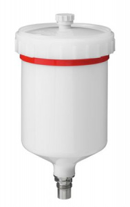 SATA Пластиковый бачок 0,6л QCC для SATAjet 3000, jet 2000 HVLP, jet RP, jet 1000, jet 100, 27243, SATA
