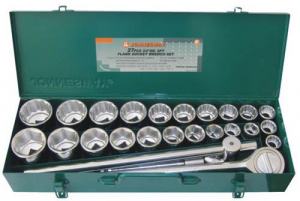 S04H6327S Набор торцевых головок дюймовых 3/4"DR 7/8"-2", 27 предметов, 048500, JONNESWAY