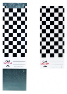 Пластина Color Match Card Paper - для тест-напыла с держателем, картон (250шт.), 141109, CARSYSTEM