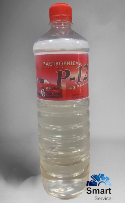 Растворитель Р-12 0,9 л (18 шт.) СИНТЕЗ, СИНТЕЗ Р12009