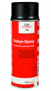 Краска -аэрозольная Rallye Spray Matt черная матовая, 400мл, 126027, CARSYSTEM