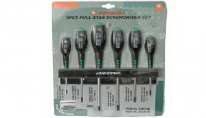 D20T06S Набор отверток TORX T10-T40, 6 предметов, 048715, JONNESWAY