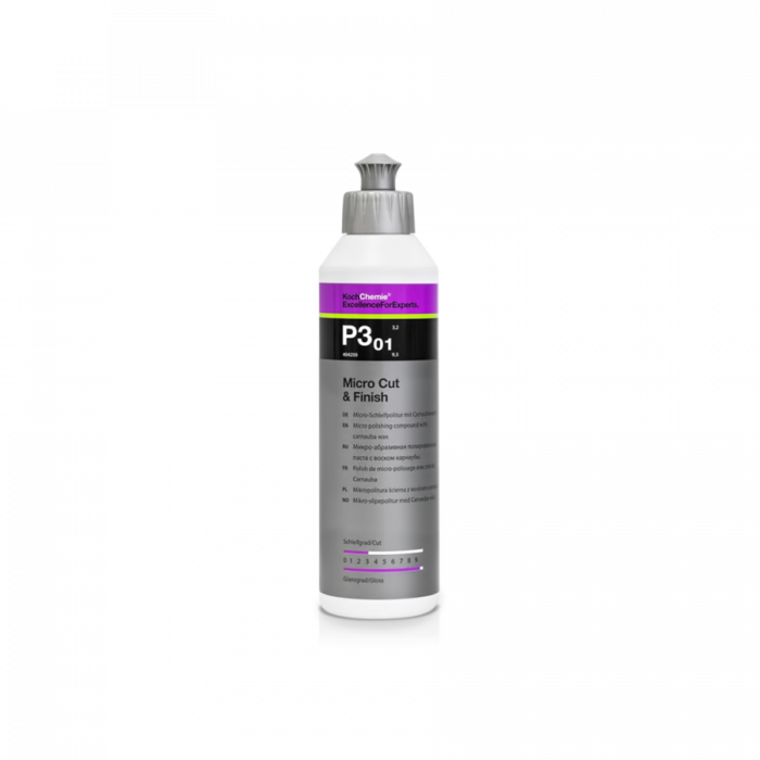 P3.01 Micro Cut & Finish - Микро-абразивная полировальная паста с воском карнаубы, 0,25  л