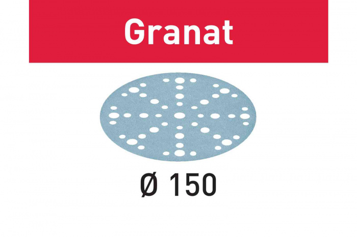 Круг шлифовальный Granat P120, комплект из 100 шт.  STF D150/48 P120 GR/100