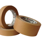 СНЯТО Малярная лента 80°, коричневая, 25мм х 40м, 312125 chk, RoxelPro