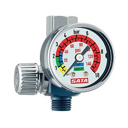 SATA Манометр с регулятором давления, 27771, SATA