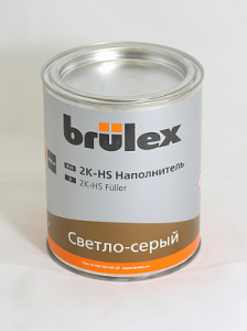 Грунт-наполнитель Brulex (светло-серый) 2К-HS, 1 л, 60003105, BRULEX