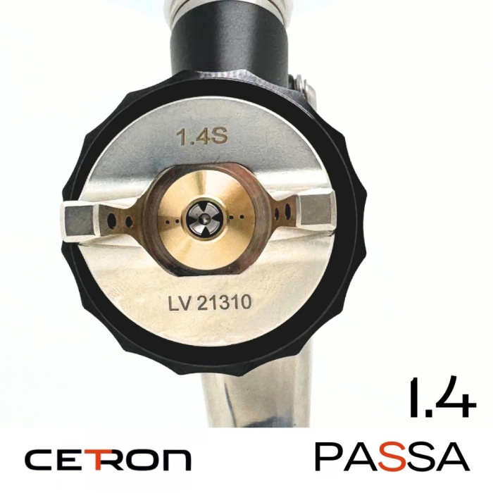 Краскопульт CETRON PASSA LVLP 1.4мм (Разрезная дюза)