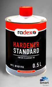 Отвердитель для 2K HS прозрачного лака стандартный (0,5 л) RADEX, 810170, RADEX
