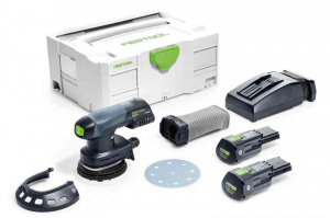 ШЛИФМАШ. ЭКСЦЕНТРИК, акк., компл.  в контейнере  T-Loc  ETSC 125 Li 3,1 I-Plus, 575719, Festool