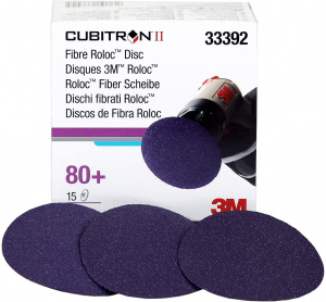 Круг зачистной CubitronII Roloc P80 75мм, 33392, 3M
