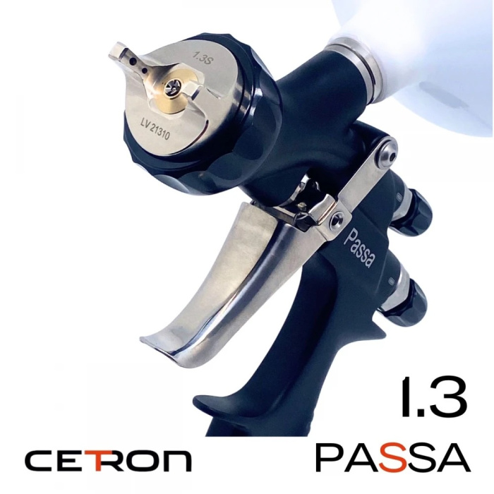 Краскопульт CETRON PASSA LVLP 1.3мм (Разрезная дюза)