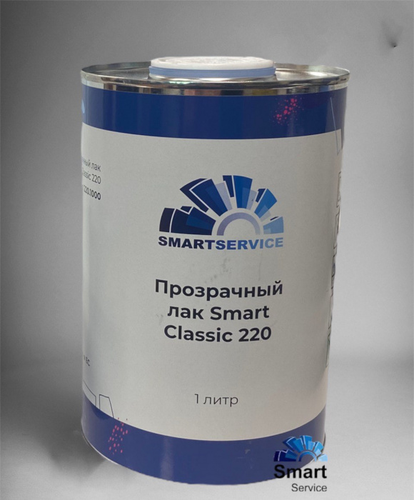 Прозрачный лак Smart HS 220 1 л, SMARTSERVICE 220.1000