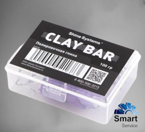 Clay Bar - полировальная глина, 100 гр, SS530, Shine Systems Clay Bar - полировальная глина, 100 гр, SS530, Shine Systems