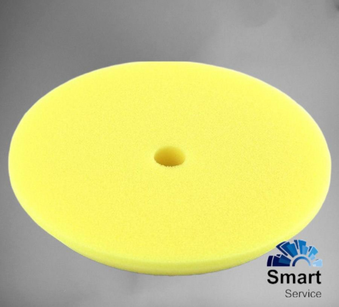 Полировальный круг антиголограммный желтый, 130 мм - DA Foam Pad Yellow