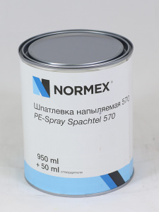Шпатлевка 570 напыляемая 1 л, 987010174, Normex