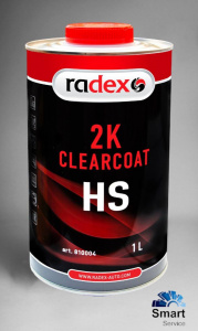 Прозрачный лак Radex HS, 1л, 810004, RADEX