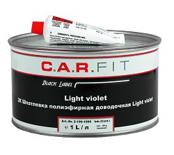 Шпатлевка полиэфирная доводочная Light violet (1 л), 2-190-1000 chk, C.A.R.FIT