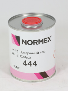 Прозрачный лак 444 2:1, 1л, 10000444, Normex