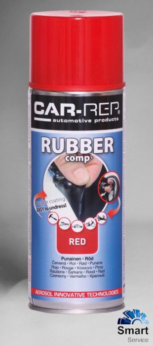 Car-Rep RUBBERcomp резиновое покрытие, флуоресцентное оранжевое (400 мл), , Car-Rep CR196170