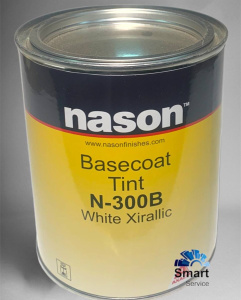 Краска N-300B WHITE XIRALLIC ,1 л, (Br 216), 1250089771, NASON