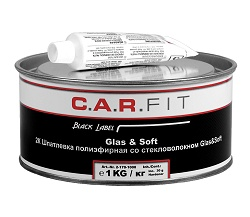 BL Шпатлевка со стекловолокном Glas&Soft 1кг, 2-170-1000 chk, C.A.R.FIT
