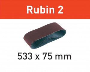 Лента шлиф. Rubin II P 150, компл. из 10шт.     75 x 533 / P150 RU2/10, 499160, Festool