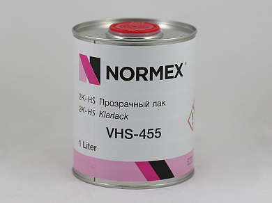 Прозрачный лак 455 VHS, 1л, Normex 10000455