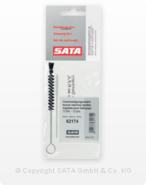 SATA Набор для чистки пистолетов, 2 щётки, 12 игл, 64030, SATA