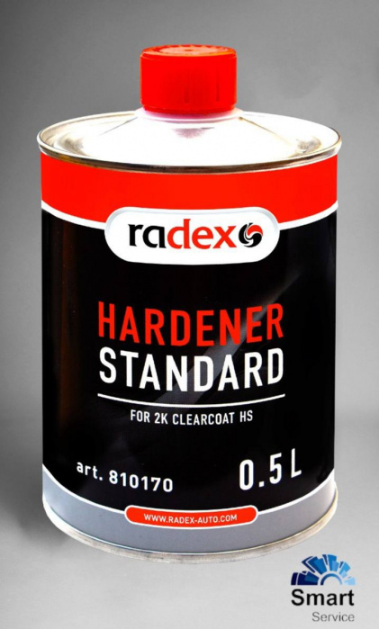 Отвердитель для 2K HS прозрачного лака стандартный (0,5 л) RADEX, RADEX 810170