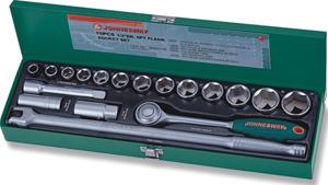S04H419S Набор торцевых головок  1/2"DR 11-32 мм, 19 предметов, 047432, JONNESWAY