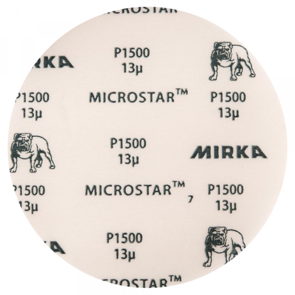 Шлиф мат на плён синт основе липучка MICROSTAR 150мм P1000