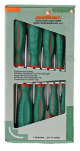 D71T109S Набор отверток ANTI SLIP TORX T8-T40, 9 предметов, 048716, JONNESWAY
