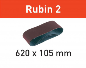 Лента шлиф. Rubin II P 100, компл. из 10шт.     105 x 620 / P100 RU2/10, 499152, Festool