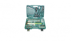 S04H52460S Универсальный набор торцевых головок 1/4"DR 6-13 мм и  1/2"DR 12-24 мм, комбинированных к, 047566, JONNESWAY