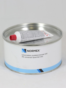 Шпатлевка 540 универсальная с отвердителем 1 кг, 990210174, Normex