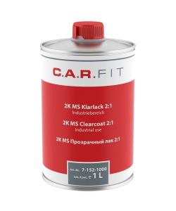 Прозрачный лак MS 2:1, 1л, 7-152-1000, C.A.R.FIT