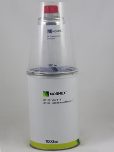 Порозаполнитель 5+1, 1 ltr с отвердителем (0,2л), F351200, Normex