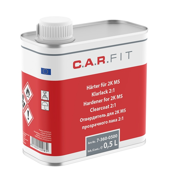 Отвердитель для лака MS 2:1, 0,5л, C.A.R.FIT 7-360-0500