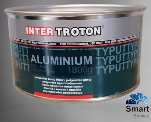 IT ALUMINIUM Шпатлёвка полиэфирная с алюминием (1,0 кг) , 1223TR, Troton INTER IT ALUMINIUM Шпатлёвка полиэфирная с алюминием (1,0 кг) , 1223TR, Troton INTER