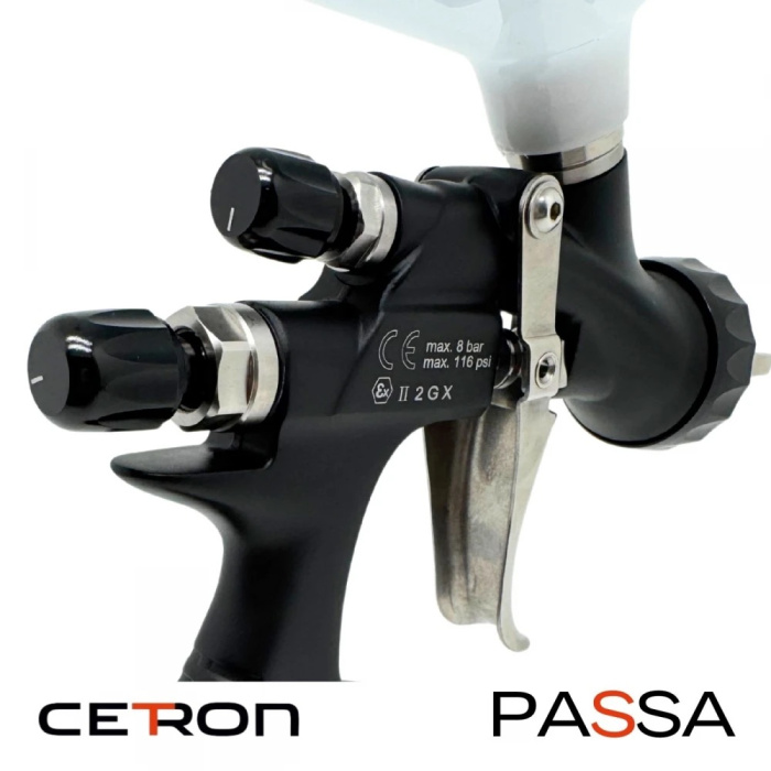Краскопульт CETRON PASSA LVLP 1.3мм (Разрезная дюза)