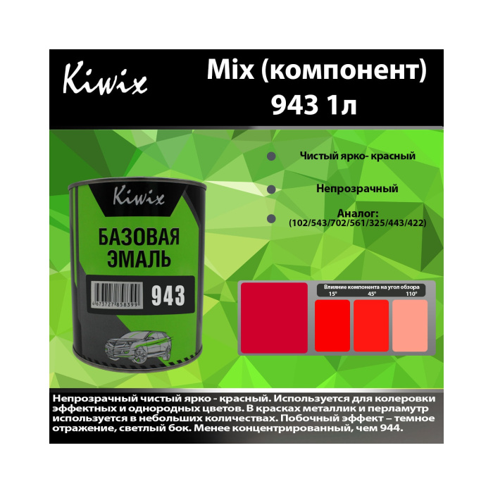 943 КИВИКС, Красный ,1л