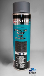 adds  MASTER - Краска структурная для пластиков (500  мл.) серый  хит продаж!, 300006210TR, Troton MASTER