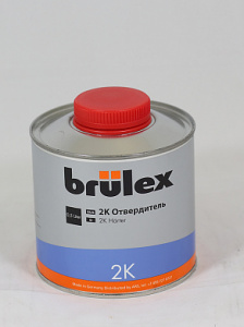 Отвердитель, 0,5л (49538) крышка КРАСНАЯ, 02049538, BRULEX